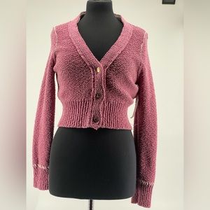 NWT Anthropologie Pilcro
Icon Cardigan Pink Ying
Yang size Small